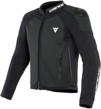 DAINESE GIACCA PELLE INTREPIDA TRAFORATA NERO OPACO TG. 50