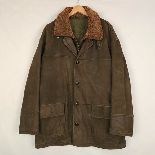Giacca pelle nabuk marrone
