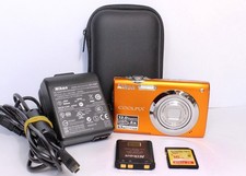 Nikon Coolpix S3000 batteria caricabatteria USB SD fotocamera Funzionante Ottima