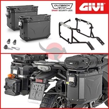 VALIGIE + TELAI [GIVI] TREKKER OUTBACK EVO BLACK 48/37 - CFMOTO 800 MT-X (2025)