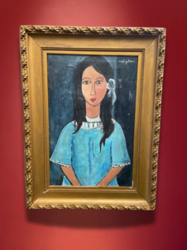 Modigliani olio tela - modigliani,