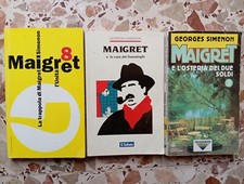 Stock 3 libri Maigret - Georges Simenon - anni '90