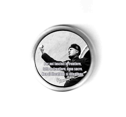 Fascismo benito mussolini pin - fascismo,