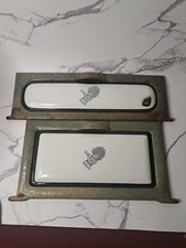 Antico set porta stufa in