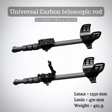 Asta telescopica in carbonio