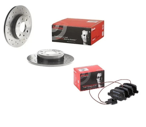 Kit coppia dischi freno brembo - kit,