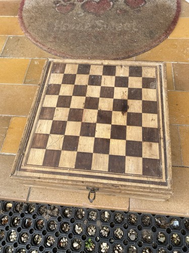 Dama antica legno tric - in, tric-trac