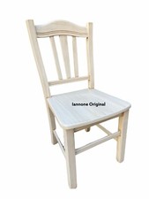 SEDIA IN LEGNO DECAPE' AVORIO