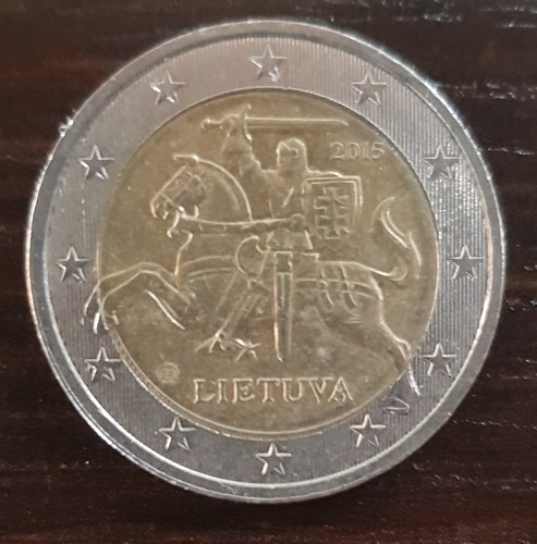 Moneta due euro - due,