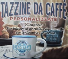 Tazzine caffè con nome