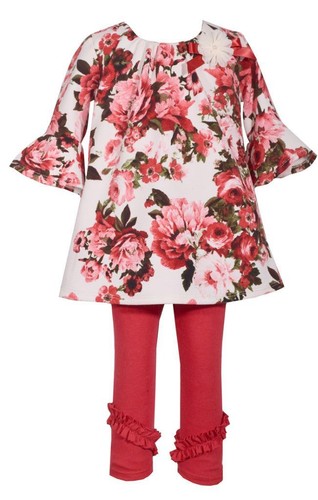 Bonnie jean bell sleeve floral - bonnie,