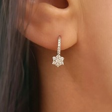 18kt White Gold Dangle