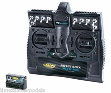 Carson 501003 Reflex Stick MULTIPRO 14Ch Radio + Ricevitore per Camioni/Serbatoi Tamiya 