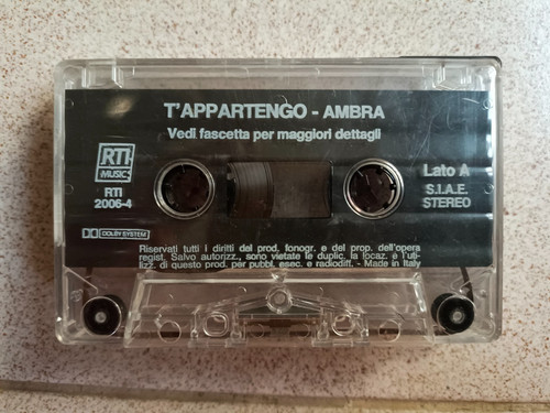 Musicassetta cassetta ambra - musicassetta,