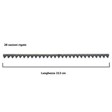 Lama a 28 sezioni per barra falciante Gribaldi&Salvia modello Superior 394 e 402