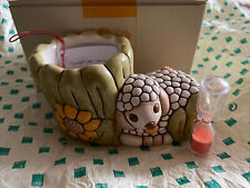 THUN ,  Portaspazzolino, Portapenne Con sabbia Misura Tempo . Lunghezza 14 cm.