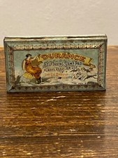 scatola latta Tampone ad inchiostro Durance made Italy  primi’900