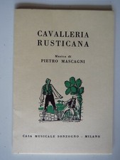 CAVALLERIA RUSTICANA Opera