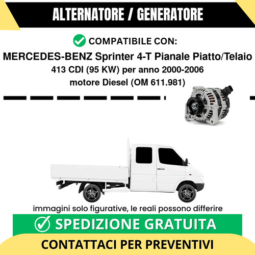 Alternatore mercedes benz - alternatore, mercedes-benz