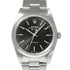 Orologio ROLEX Air King 14000 cassa nera dimensioni 34 mm x 34 mm uomo usato ...