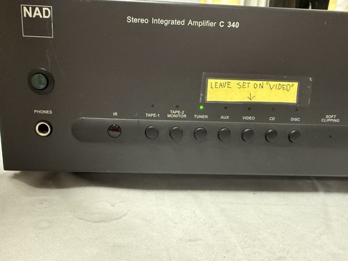 Nad 340 stereo integrated - c,