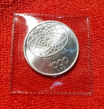 ITALIA 1000 LIRE CONCORDIA ROMA CAPITALE ARGENTO 1970 FDC SIGILLATA