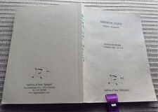 SERGIO SCATIZZI DIPINTI ACQUERELLI FIRENZE Catalogo Mostra 2004 