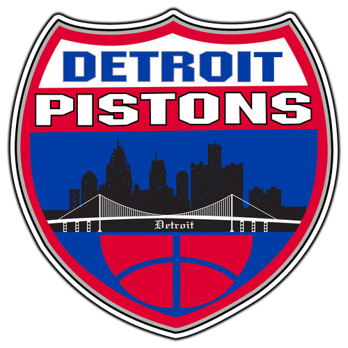 Adesivo basket logo - , detroit