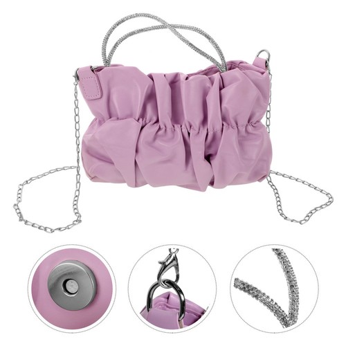 Borsa mano plissettata catena - borsa,