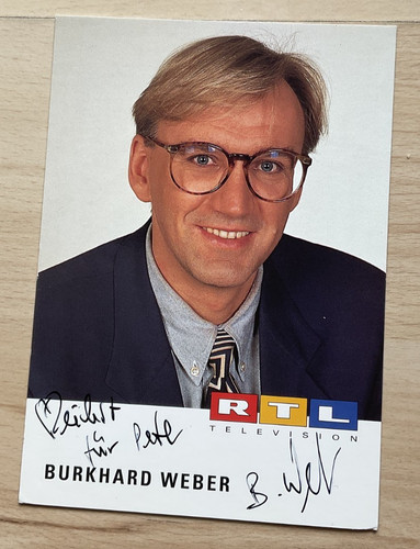 Burkhard weber cartolina - burkhard,