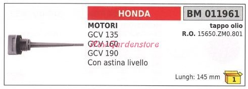 Tappo olio honda rasaerba - tappo,