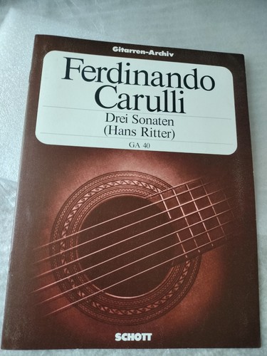 Ferdinando carulli tre - tre, sonate