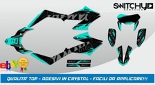KIT ADESIVI GRAFICHE "SIDE 02 TEAL" compatibile con Yamaha XT 660 X 2007 - 2019