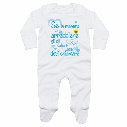 Tutina neonato personalizzata