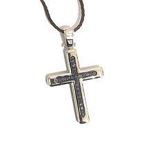 ciondolo croce con diamanti