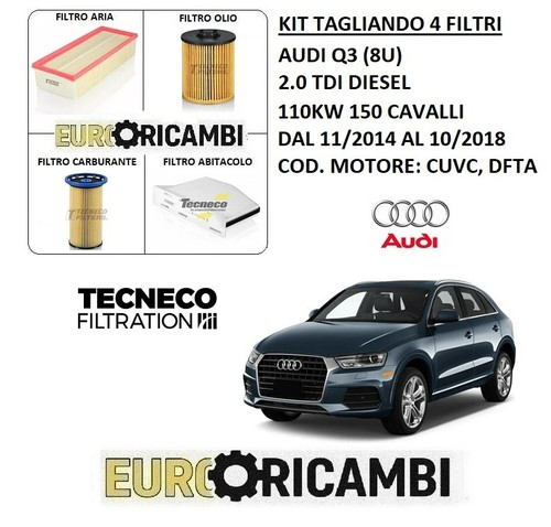 Kit tagliando filtri audi - tagliando, 4