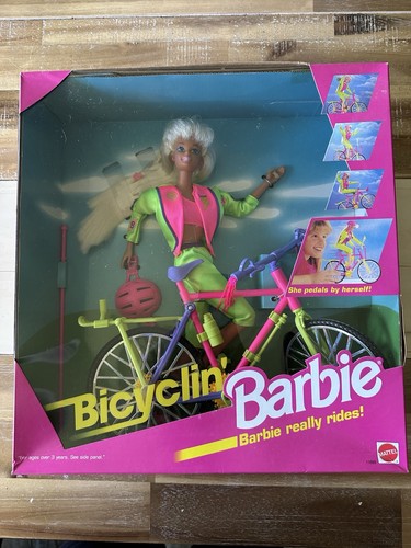 Barbie mattel bicyclin - barbie, 1993