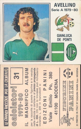 Calciatori panini 1979 - calciatori, 1979/80*
