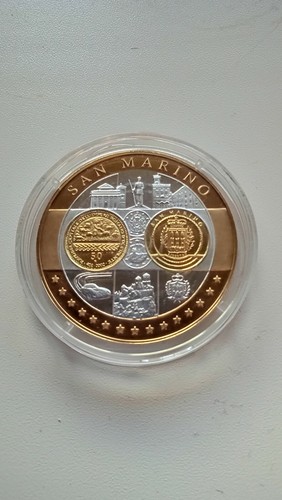 Medaglia euro san marino - medaglia,