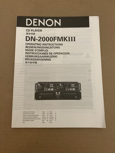 Denon 2000f mkiii owners - dn-2000f,