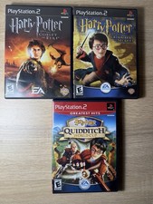 Lotto 3 giochi Harry Potter PS2 Sony Playstation 2, testati funzionanti calice camera +