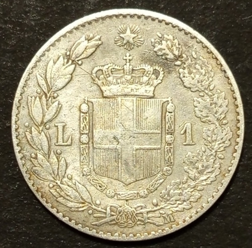 Lira 1887 argento - lira,