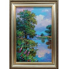 Quadro olio firmato con