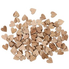 JIYIN 100 cuori in legno da