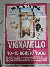 Manifesto viterbo vignanello - viterbo,