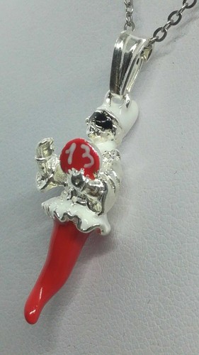 Ciondolo corno pulcinella - ciondolo,