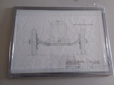 MASERATI OFFICINE VISTA FRONTALE VETTURA TIPO 26  BOLOGNA 27-11-31  DISEGNO