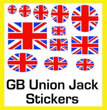 Union Jack Adesivi Etichette