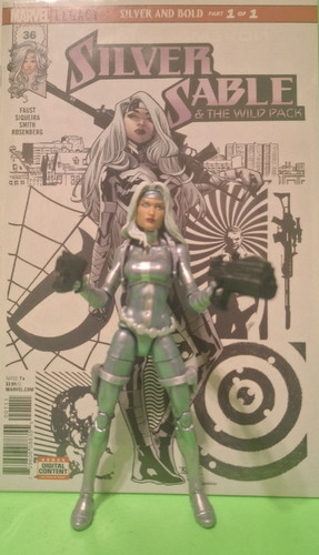 Marvel legends silver sable - sable, di