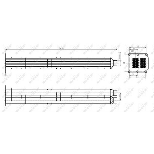 Nrf 48305 radiatore recupero - 48305,